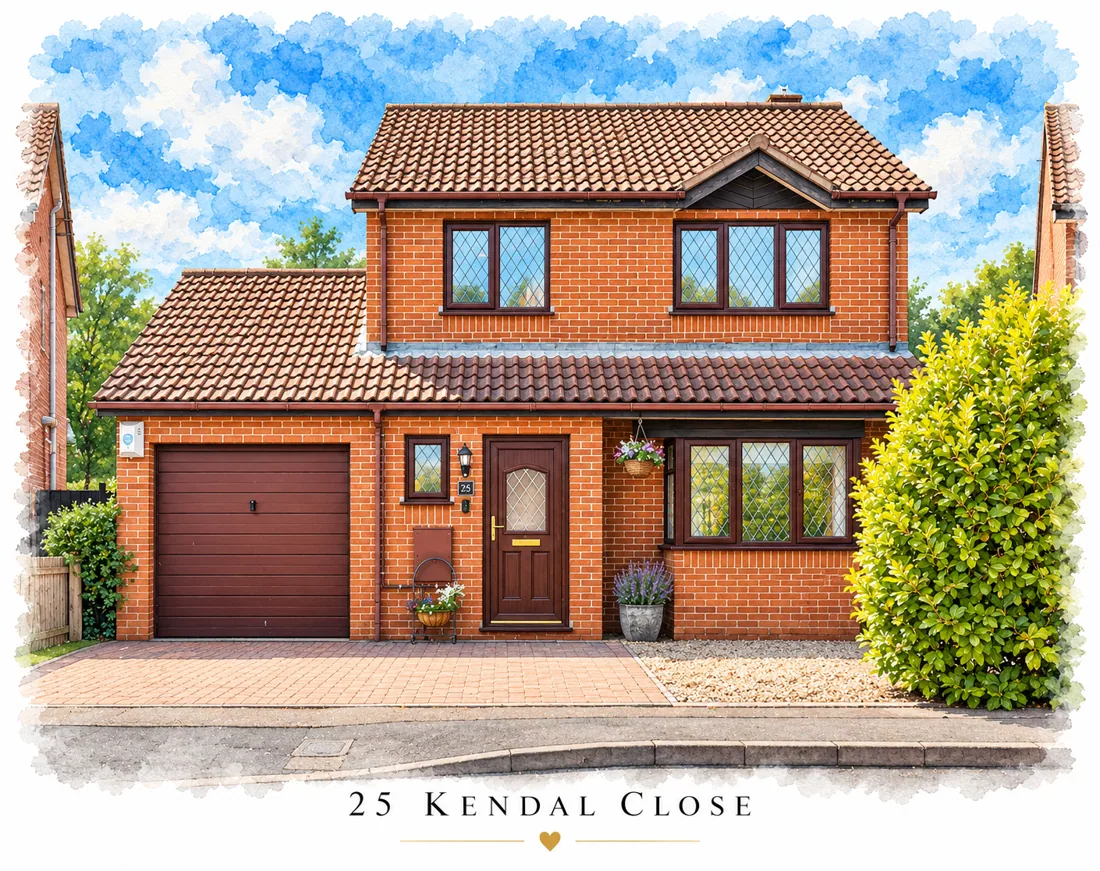 Personalised new-home illustration — created for the buyer presentation